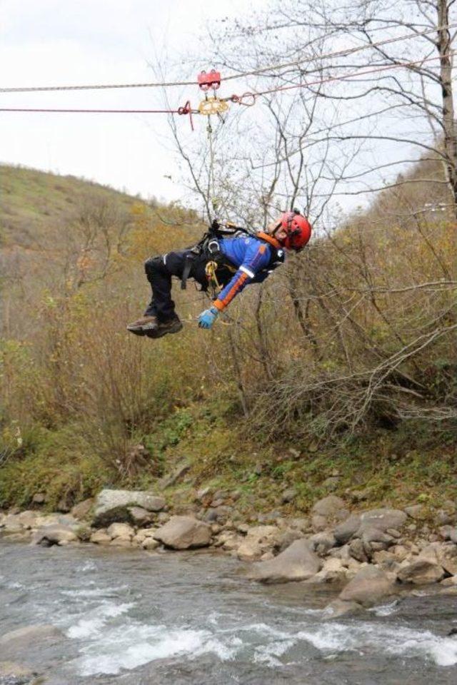 Afad&rsquo;dan Trabzon&rsquo;da Heyelan Ve Sel Tatbikatı 2