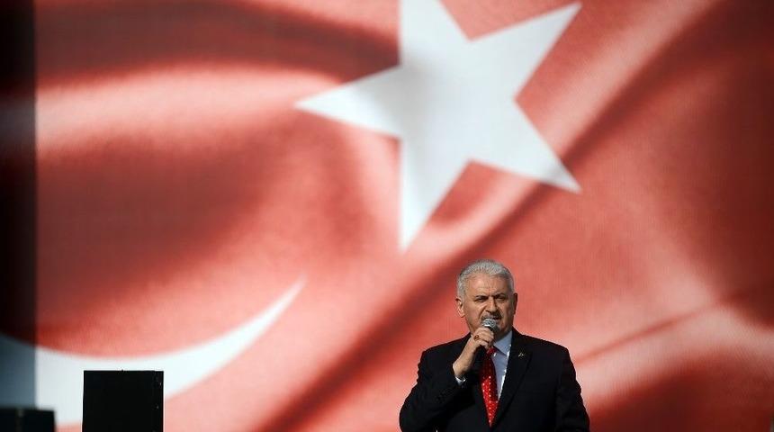 Başbakan Yıldırım: "amerika Başkanı Binlerce Filistinlinin Kurşunlanmasını Adeta Keyifle Temaşa Etmiştir"