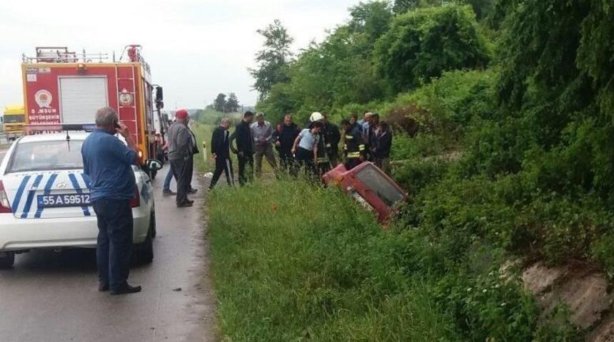 Ala&ccedil;am&rsquo;da Kaza: 1 Yaralı