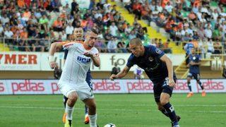 Spor Toto Süper Lig: Aytemiz Alanyaspor: 1 - Antalyaspor: 1 (ilk Yarı)