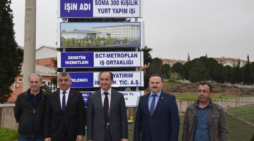 Soma&rsquo;da 300 Yataklı Kyk Yurdu Yapılıyor