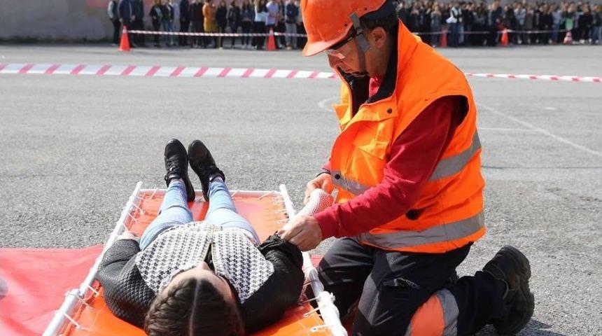 &Ccedil;ocuklar Afetlere Karşı Bilin&ccedil;leniyor