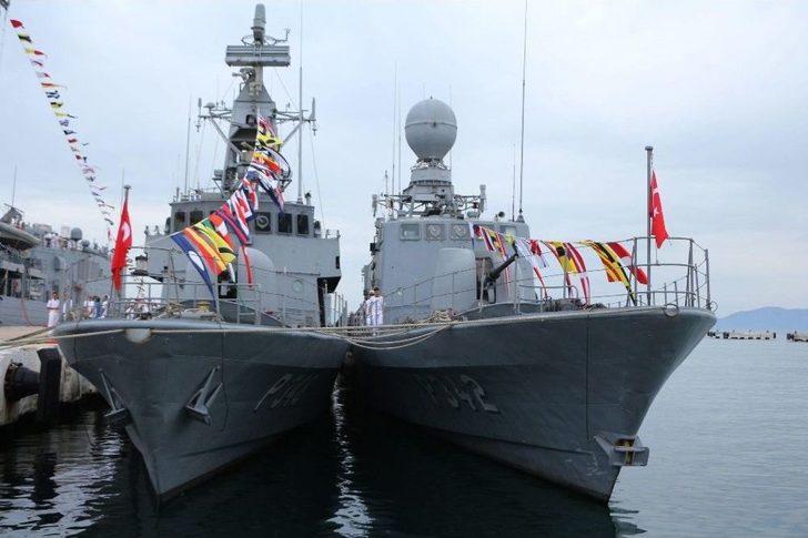 Beyaz Fırtına Tatbikatı’na Katılan Askeri Gemiler Kuşadası’nda G5