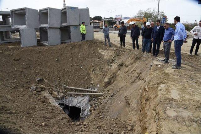 Salihli Köprülü Kavşak Projesi’nde İşler Yolunda