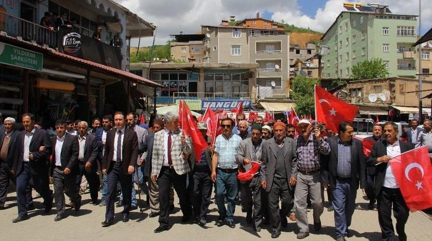 Hizan’da ‘kudüs’ Protestosu