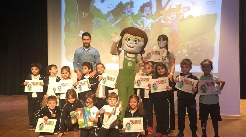 &rsquo;&ccedil;evre Dostu &Ccedil;ocuk Tomurcuk&rsquo; Projesi &Ouml;ğrencileri Eğitiyor