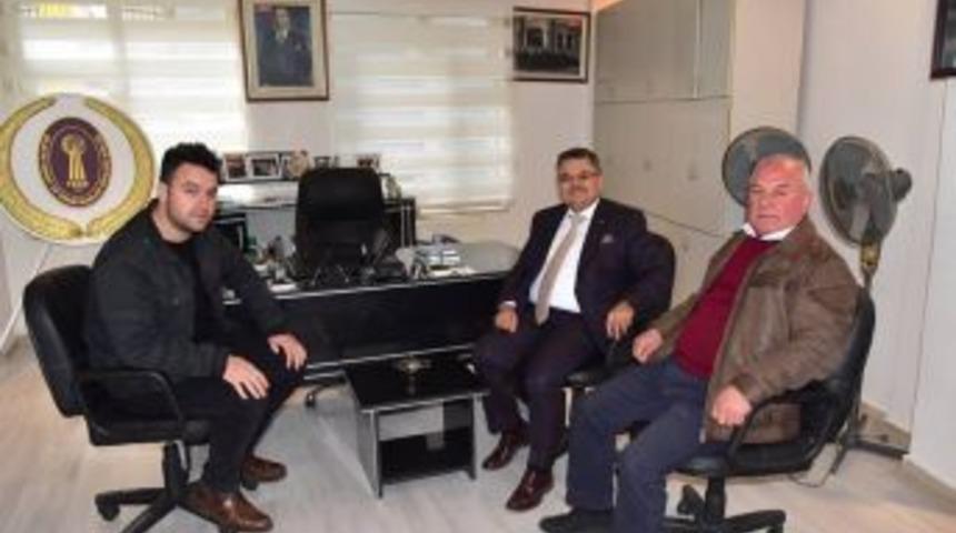 Başkan Yağcı Ve Giyim Mensucat Odası Başkanı Balcı Bir Araya Geldi