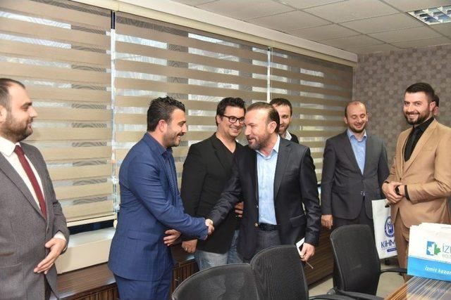 Başkan Doğan Kihmed Y&ouml;netimini Ağırladı 1