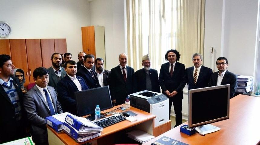 Afganistan Y&uuml;ksek Mahkemesi Heyetinden Konya Adliyesine Ziyaret