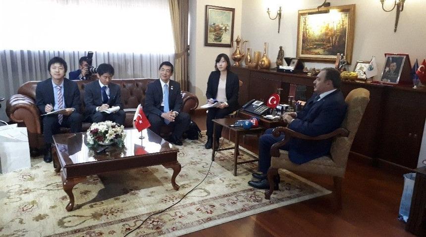 Bakan Eroğlu, Japonya B&uuml;y&uuml;kel&ccedil;isi Miyajima&rsquo;yı Kabul Etti