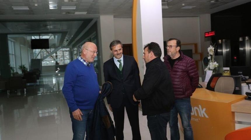 Eski Bakan Taranoğlu&rsquo;ndan Başkan Alemdar&rsquo;a Ziyaret