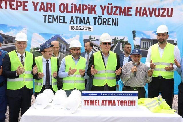 Kartepe Yarı Olimpik Yüzme Havuzu’nun Temeli Atıldı