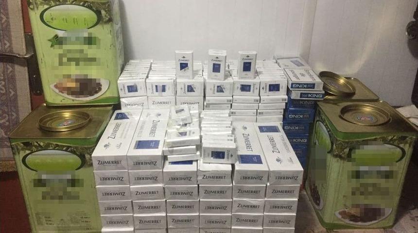 Samsun&rsquo;da Zeytin Tenekeleri İ&ccedil;ine Gizlenmiş Bin 44 Paket Ka&ccedil;ak Sigara Ele Ge&ccedil;irildi