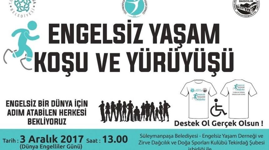 D&uuml;nya Engelliler G&uuml;n&uuml;nde Engelsiz Yaşam Koşu Ve Y&uuml;r&uuml;y&uuml;ş&uuml; D&uuml;zenlenecek