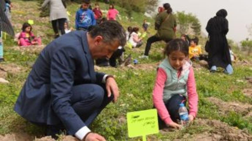 Turhal&rsquo;da Fidanlar Toprakla Buluşturuldu