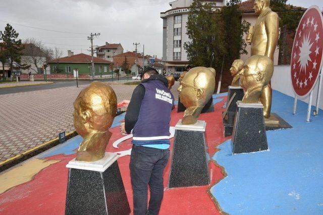 İnönü’de Park Ve Bahçeler Güzelleşiyor