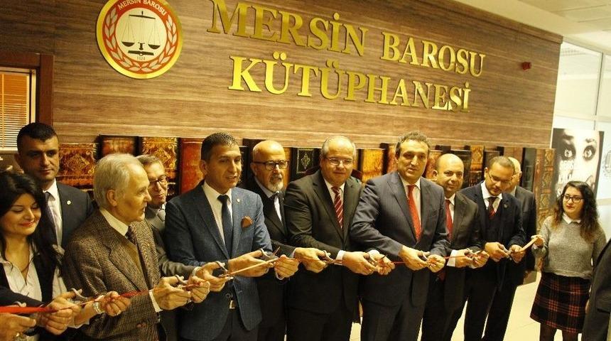 Mersin Barosu&rsquo;na Yeni K&uuml;t&uuml;phane A&ccedil;ıldı