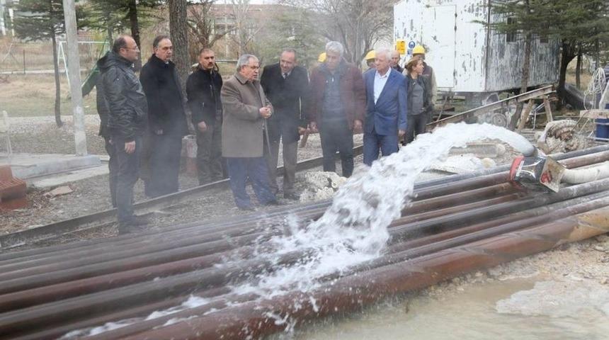 Yoncalı&rsquo;da Termal Su Sevinci