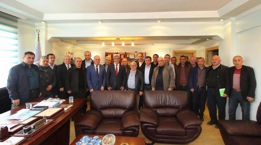 Başkan Akcan Yeni Otogar Konusunu G&ouml;r&uuml;şt&uuml;