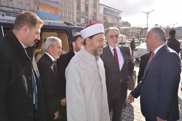 Diyanet İşleri Başkanı Erbaş Muş’ta 2
