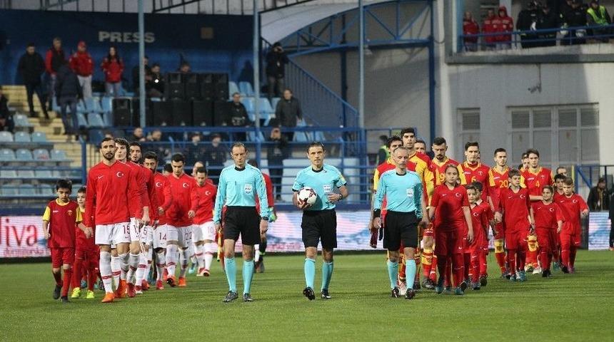 Hazırlık Ma&ccedil;ı: Karadağ: 1 - T&uuml;rkiye: 2 (ilk Yarı)