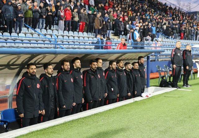 Hazırlık Maçı: Karadağ: 1 - Türkiye: 2 (ilk Yarı)