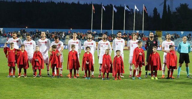 Hazırlık Maçı: Karadağ: 1 - Türkiye: 2 (ilk Yarı)