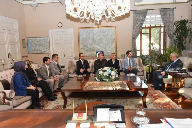 Mafod Y&ouml;netimi Vali G&uuml;ven&ccedil;er&rsquo;e Projelerini Anlattı 1