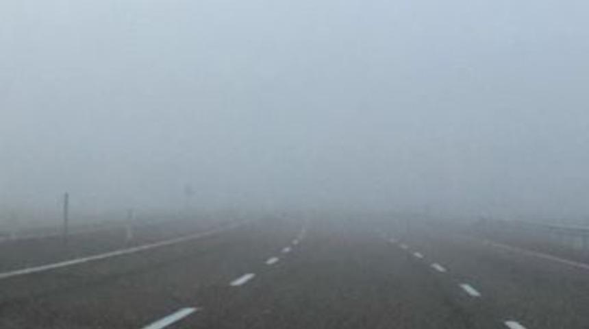 Adıyaman Şanlıurfa Karayolunda Yoğun Sis