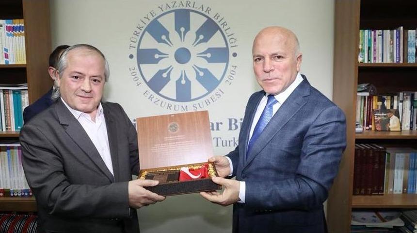 Başkan Sekmen, Tyb Erzurum Şubesi&rsquo;nin Konuğu Oldu