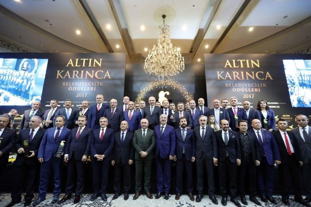 Altın Karınca Belediyecilik &Ouml;d&uuml;lleri Sahiplerini Buldu