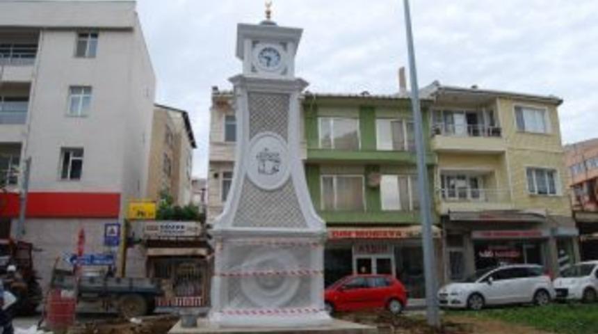 Saat Kulesi Malkara İl&ccedil;e Merkezine Modern G&ouml;r&uuml;n&uuml;m Kazandırdı