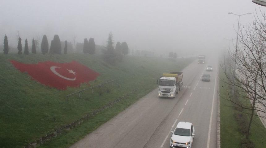 Bolu Dağı&rsquo;nda Ve D&uuml;zce Merkezde Yoğun Sis