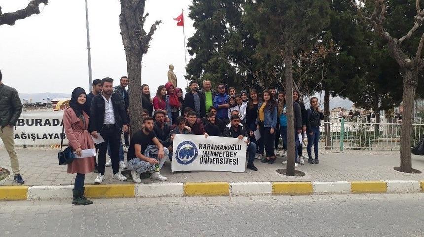 Karaman&rsquo;da &Uuml;niversiteli &Ouml;ğrencilerden Kan Bağışı