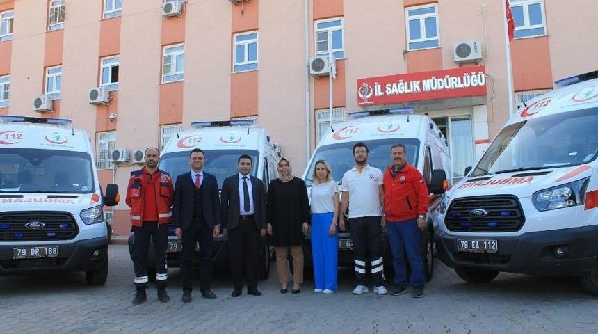 Kilis&rsquo;e Ambulans Takviyesi