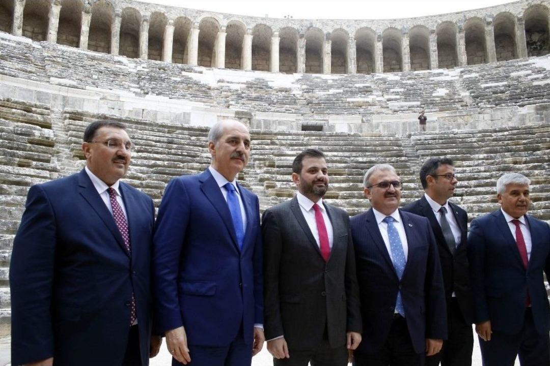 Bakan Kurtulmuş, Aspendos Tiyatrosu Ve Side Antik Kenti&rsquo;ni İnceledi