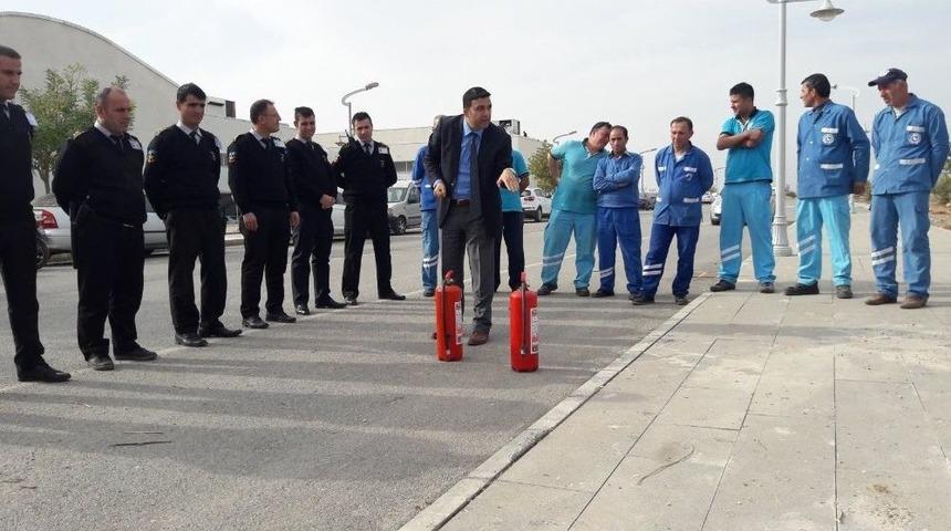 Adıyaman &Uuml;niversitesinde Yangın Tatbikatı Eğitimleri Devam Ediyor