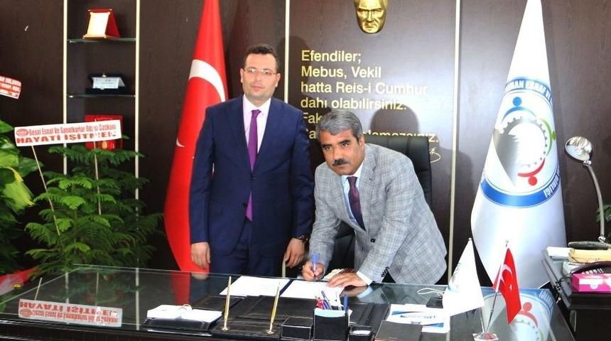 Esnaf Ve Sanatkarlar Odalar Birliği Proje S&ouml;zleşmesini İmzaladı