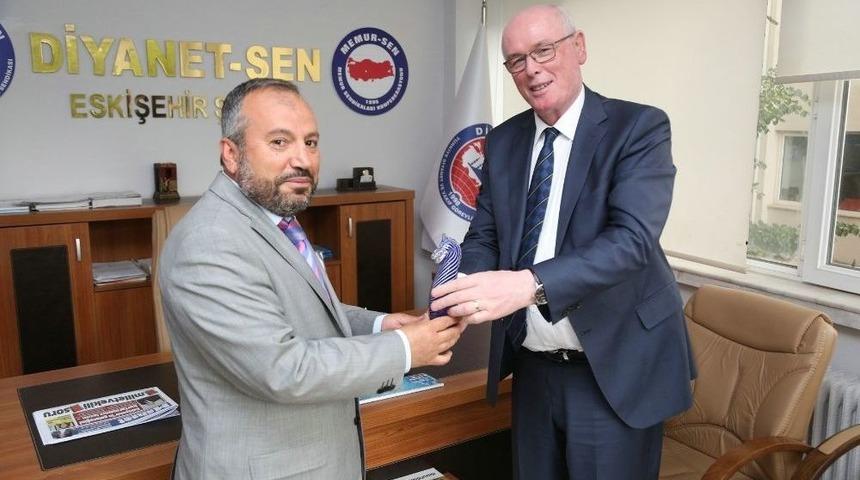 Başkan Kurt, Diyanet-sen Başkanı K&ouml;roğlu&rsquo;nu Ziyaret Etti