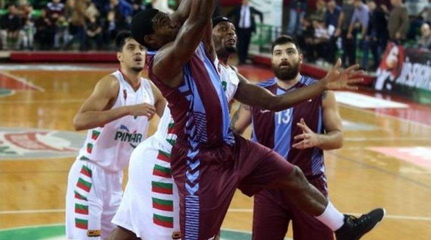 Tahincioğlu Basketbol Süper Ligi: Pınar Karşıyaka: 79 - Trabzonspor: 78
