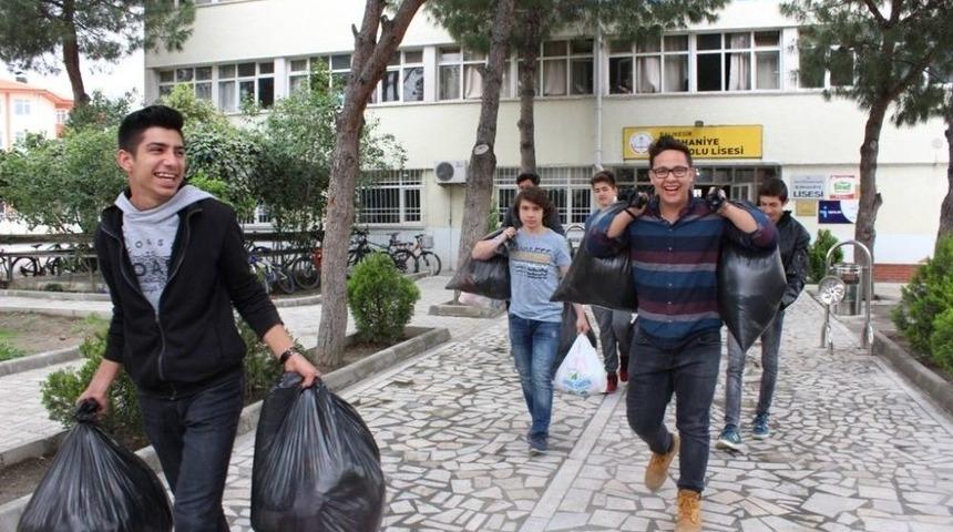 Burhaniye&rsquo;de Liseliler Afrin İ&ccedil;in Seferber Odu