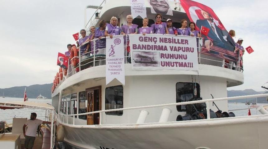 19 Mayıs Kutlamalarına Bandırma Vapuru’yla Geldiler