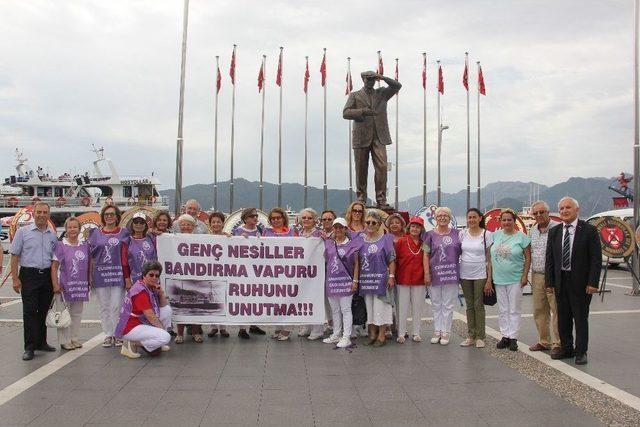 19 Mayıs Kutlamalarına Bandırma Vapuru’yla Geldiler