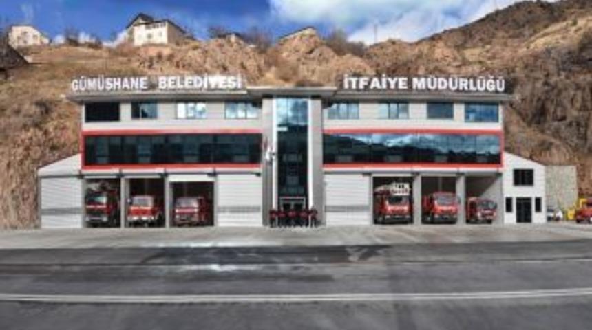 G&uuml;m&uuml;şhane Belediyesi&rsquo;nin Yeni İtfaiye Binası Hizmete Girdi