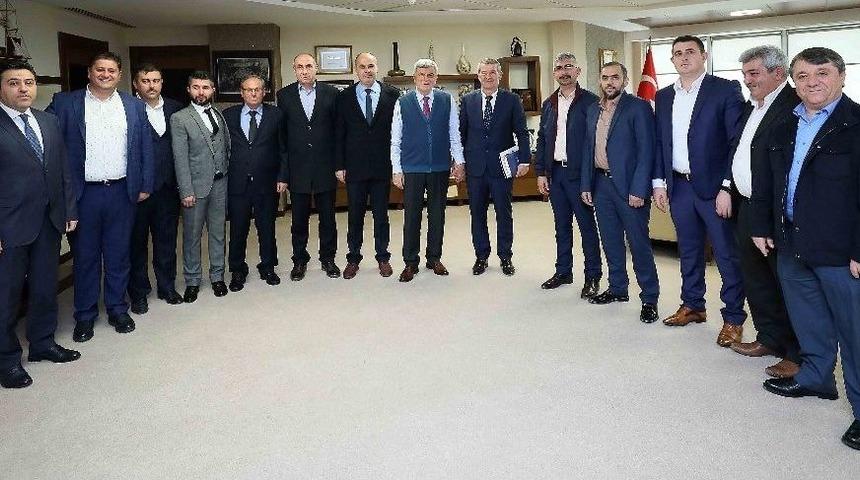 5 Nolu Şehiriçi Kooperatifi’nden Başkan Karaosmanoğlu’na Teşekkür Ziyareti