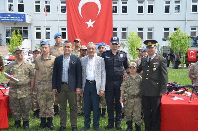 Gölbaşı’nda Engelliler Temsili Askerlik Yaptı