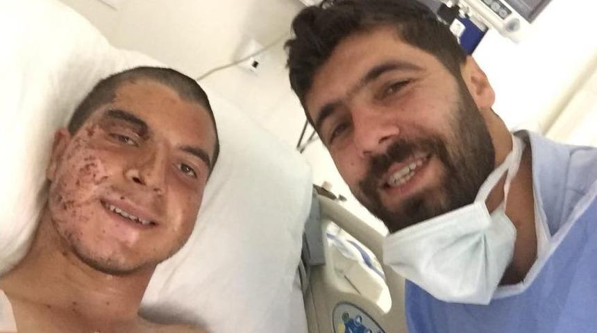 Afrin Gazisi Hayati Tehlikeyi Atlattı