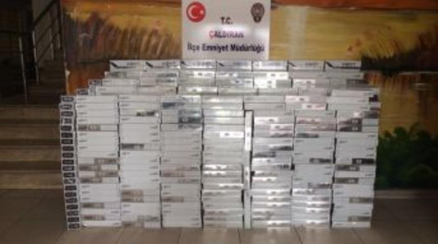 &Ccedil;aldıran&rsquo;da Ka&ccedil;ak Sigara Operasyonu