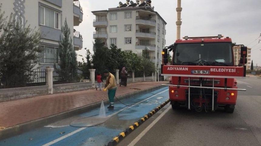 Adıyaman Belediyesinden Temizlik &Ccedil;alışmaları