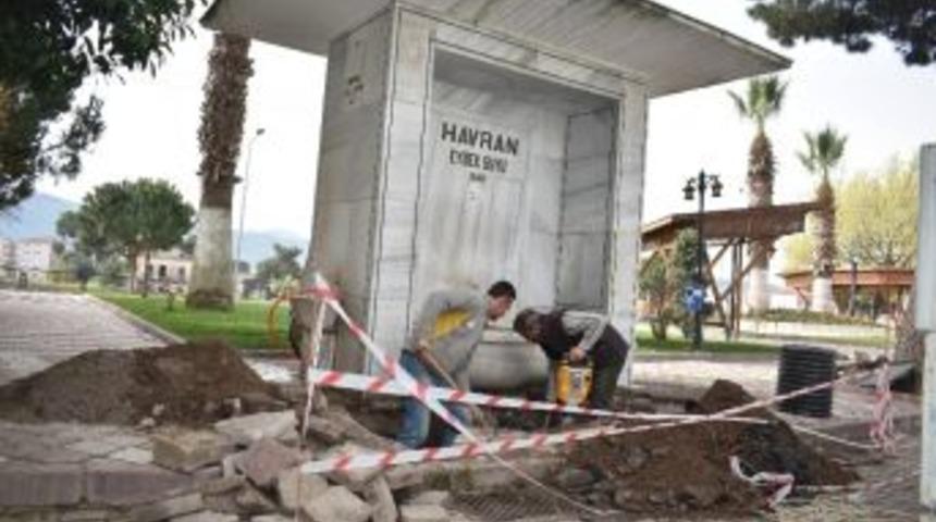 Eybek Suyu &Ccedil;eşmelerinin Bakım Ve Onarımları Yapılıyor